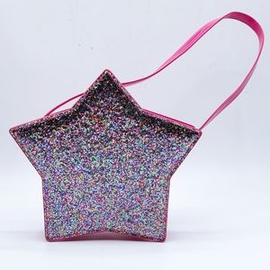 3/$15🌷sale! Hot pink glitter star purse